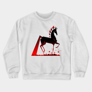 fire horse Crewneck Sweatshirt
